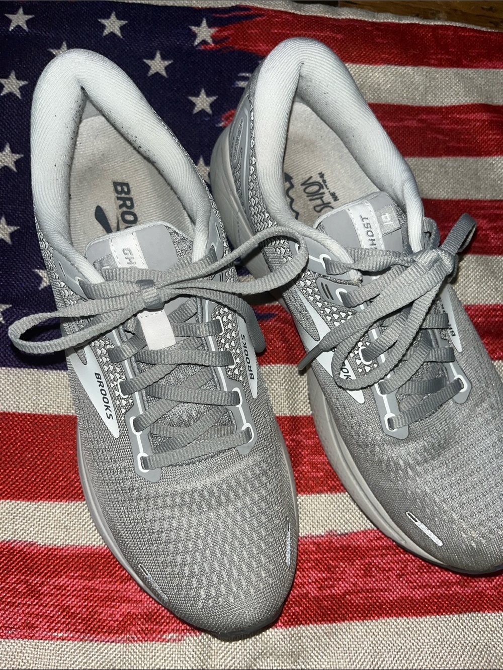Brooks GHOST 14 Light Gray Women's Running Sneakers